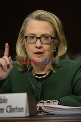 Hillary Rodham Clinton testifies before the U.S. Senate Committee on Foreign Relations on Benghazi