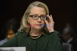 Hillary Rodham Clinton testifies before the U.S. Senate Committee on Foreign Relations on Benghazi