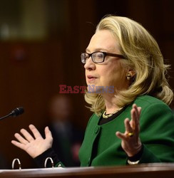 Hillary Rodham Clinton testifies before the U.S. Senate Committee on Foreign Relations on Benghazi