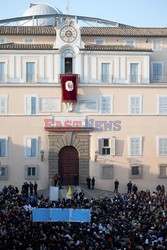 Pożegnanie Papieża Benedykta w Castel Gandolfo