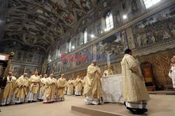 Pope Francis, Argentina's Jorge Mario Bergoglio, leading a mass 