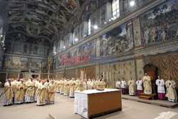 Pope Francis, Argentina's Jorge Mario Bergoglio, leading a mass 