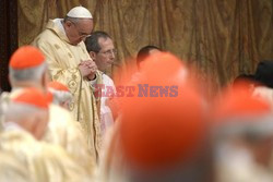 Pope Francis, Argentina's Jorge Mario Bergoglio, leading a mass 