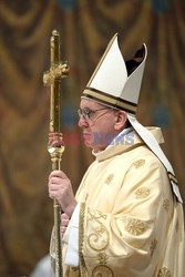 Pope Francis, Argentina's Jorge Mario Bergoglio, leading a mass 