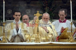 Pope Francis, Argentina's Jorge Mario Bergoglio, leading a mass 