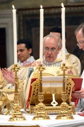 Pope Francis, Argentina's Jorge Mario Bergoglio, leading a mass 