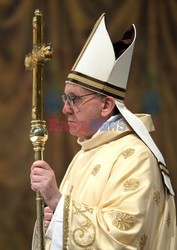 Pope Francis, Argentina's Jorge Mario Bergoglio, leading a mass 