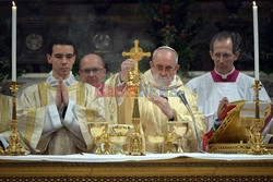 Pope Francis, Argentina's Jorge Mario Bergoglio, leading a mass 