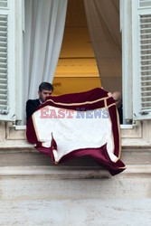 Pope Francis leads his first Angelus prayer 