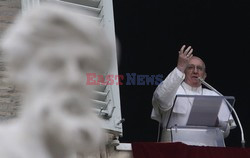 Pope Francis leads his first Angelus prayer 