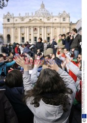 Pope Francis leads his first Angelus prayer 