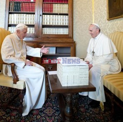 Two popes met for the first time in hundreds of years