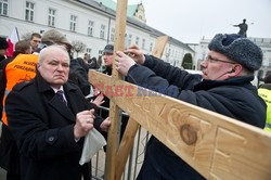 Uroczystości przed Pałacem Prezydenckim