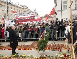 Uroczystości przed Pałacem Prezydenckim