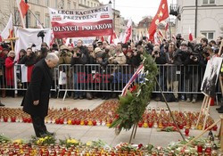 Uroczystości przed Pałacem Prezydenckim