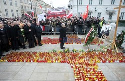 Uroczystości przed Pałacem Prezydenckim