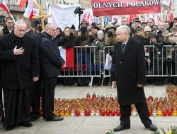 Uroczystości przed Pałacem Prezydenckim