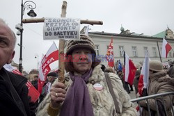 Uroczystości przed Pałacem Prezydenckim