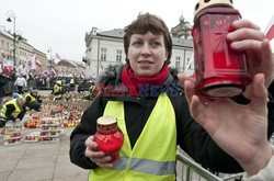 Uroczystości przed Pałacem Prezydenckim