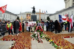 Uroczystości przed Pałacem Prezydenckim