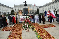 Uroczystości przed Pałacem Prezydenckim