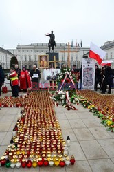 Uroczystości przed Pałacem Prezydenckim