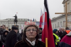 Uroczystości przed Pałacem Prezydenckim