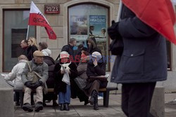 Uroczystości przed Pałacem Prezydenckim