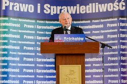 Prezes PIS Jarosław Kaczyński w Bełchatowie