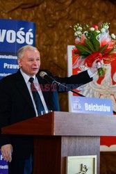 Prezes PIS Jarosław Kaczyński w Bełchatowie