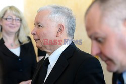 Prezes PIS Jarosław Kaczyński w Bełchatowie