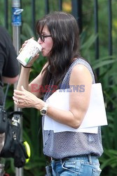 Courtney Cox na planie nowego filmu