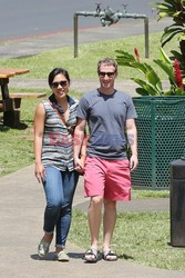 Mark Zuckerberg z żoną na Hawajach