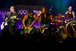 Metallica performs at a private concert for SiriusXM 