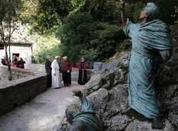 Papież Franciszek w Asyżu