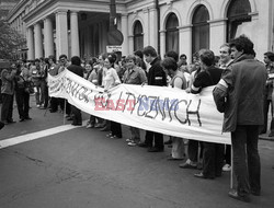 Strajki i demonstracje Solidarności