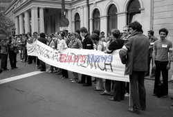 Strajki i demonstracje Solidarności