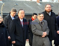 Sekretarz Generalny ONZ w w Muzeum Auschwitz - Birkenau