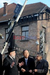 Sekretarz Generalny ONZ w w Muzeum Auschwitz - Birkenau