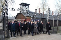 Sekretarz Generalny ONZ w w Muzeum Auschwitz - Birkenau