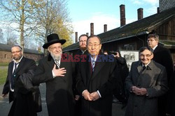 Sekretarz Generalny ONZ w w Muzeum Auschwitz - Birkenau