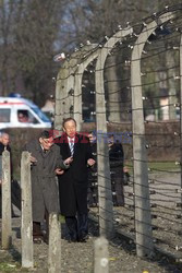 Sekretarz Generalny ONZ w w Muzeum Auschwitz - Birkenau