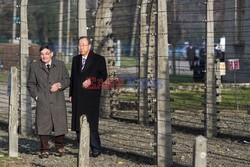 Sekretarz Generalny ONZ w w Muzeum Auschwitz - Birkenau