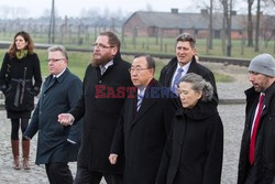 Sekretarz Generalny ONZ w w Muzeum Auschwitz - Birkenau