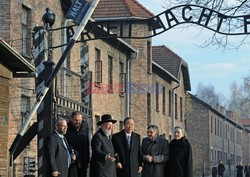 Sekretarz Generalny ONZ w w Muzeum Auschwitz - Birkenau