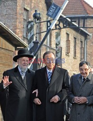 Sekretarz Generalny ONZ w w Muzeum Auschwitz - Birkenau