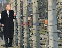 Sekretarz Generalny ONZ w w Muzeum Auschwitz - Birkenau