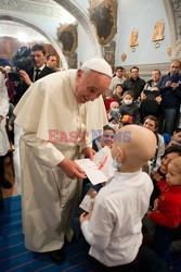 Papież Franciszek z wizytą w rzymskim szpitalu dziecięcym