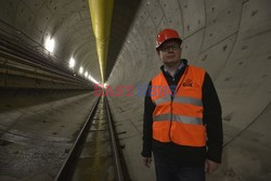 Drążenie tunelu pod Martwą Wisłą w Gdańsku