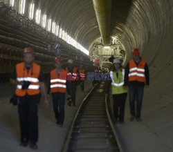 Drążenie tunelu pod Martwą Wisłą w Gdańsku
